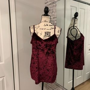 Velvet tank top